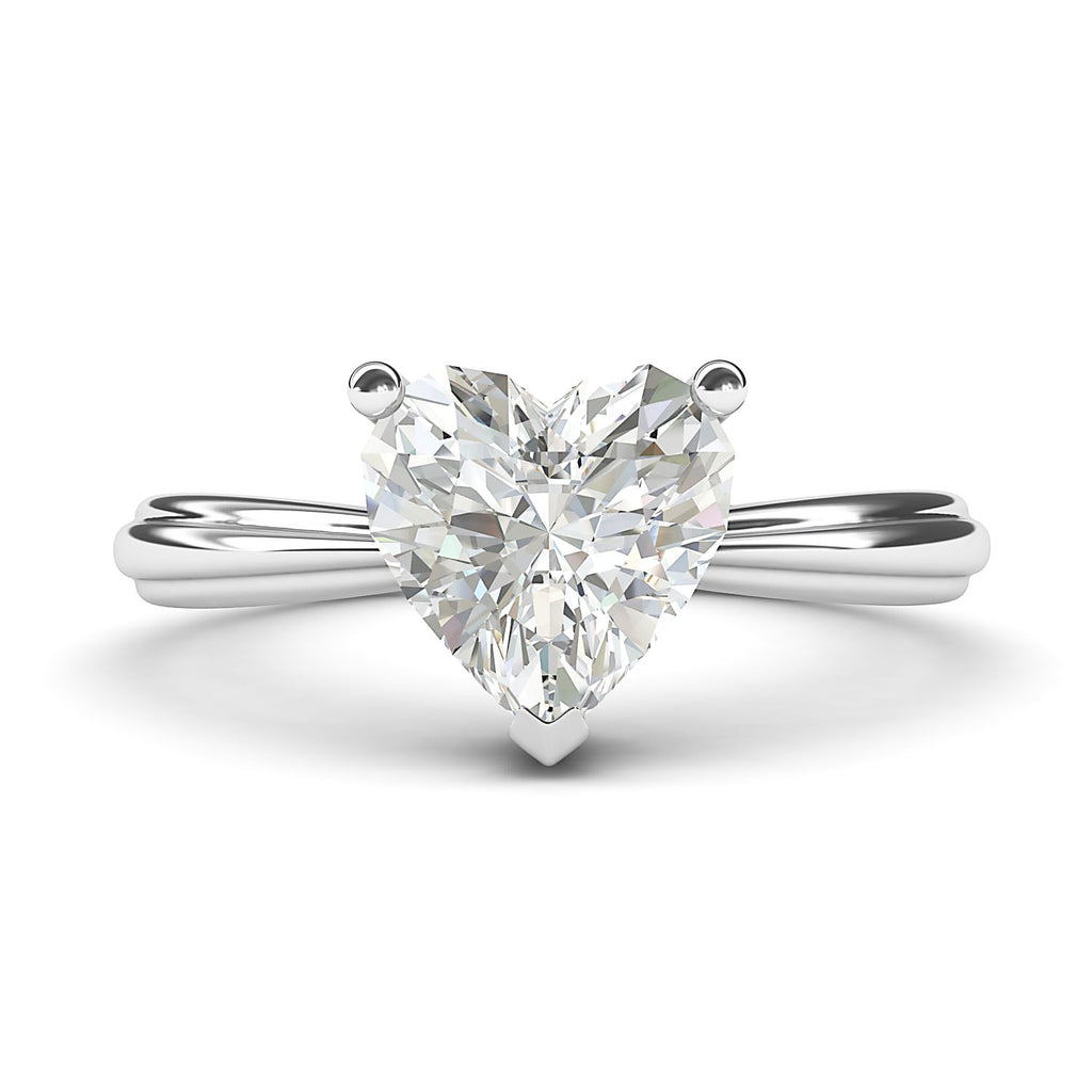 925 Silver Polki Heart Shaped Ring | Amrrutam